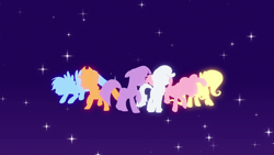 Size: 1920x1080 | Tagged: safe, screencap, character:applejack, character:fluttershy, character:pinkie pie, character:rainbow dash, character:rarity, character:twilight sparkle, species:earth pony, species:pegasus, species:pony, species:unicorn, equestria girls:equestria girls, g4, my little pony:equestria girls, intro, mane six, opening, theme song