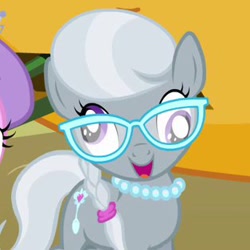 Size: 314x314 | Tagged: safe, screencap, character:silver spoon, species:pony, episode:one bad apple, g4, my little pony: friendship is magic, cute, derp, silverbetes