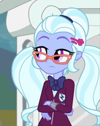 Size: 414x520 | Tagged: safe, screencap, character:sugarcoat, equestria girls:friendship games, g4, my little pony:equestria girls, cropped, crossed arms, female, solo