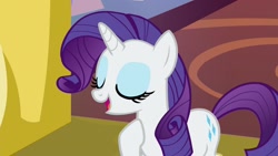 Size: 1920x1080 | Tagged: safe, screencap, character:rarity, species:pony, episode:dragon dropped, g4, my little pony: friendship is magic, solo