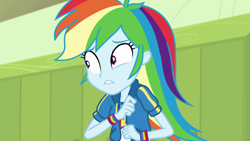 Size: 1280x720 | Tagged: safe, screencap, character:rainbow dash, episode:queen of clubs, g4, my little pony:equestria girls, geode of super speed, magical geodes