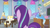 Size: 1600x900 | Tagged: safe, screencap, character:goldy wings, character:loganberry, character:starlight glimmer, character:summer breeze, character:trixie, species:pegasus, species:pony, species:unicorn, episode:a horse shoe-in, g4, my little pony: friendship is magic, chalkboard, classroom, desk, female, friendship student, lazy, lying down, mare, sleeping, stool, teacher's desk, window