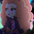 Size: 1112x1080 | Tagged: safe, screencap, character:adagio dazzle, character:neon lights, episode:find the magic, g4, my little pony:equestria girls, adoragio, clothing, collar, cropped, cute, female, jacket, leather jacket, lidded eyes, looking up, short sleeves, singing, solo focus, spiked headband, waistband