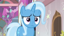 Size: 1920x1080 | Tagged: safe, screencap, character:trixie, species:pony, species:unicorn, episode:a horse shoe-in, g4, my little pony: friendship is magic, female, mare, solo
