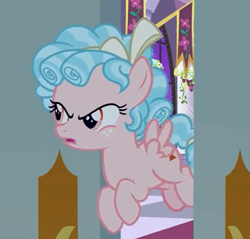 Size: 532x508 | Tagged: safe, screencap, character:cozy glow, species:pony, episode:the summer sun setback, g4, my little pony: friendship is magic, cozy glow is not amused, cropped, foal, solo