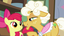 Size: 1280x720 | Tagged: safe, screencap, character:apple bloom, character:goldie delicious, species:pony, episode:going to seed, g4, my little pony: friendship is magic