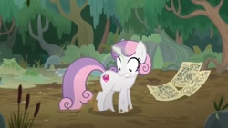 Size: 1280x720 | Tagged: safe, screencap, character:sweetie belle, species:pony, episode:growing up is hard to do, g4, my little pony: friendship is magic, mud, quicksand