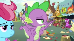 Size: 1920x1080 | Tagged: safe, screencap, character:berry punch, character:berryshine, character:cup cake, character:goldengrape, character:spike, species:dragon, species:pony, episode:the big mac question, g4, my little pony: friendship is magic, winged spike