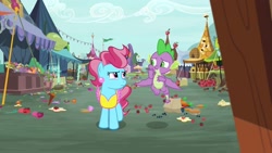 Size: 1920x1080 | Tagged: safe, screencap, character:cup cake, character:spike, species:dragon, species:pony, episode:the big mac question, g4, my little pony: friendship is magic, winged spike