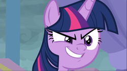 Size: 1668x938 | Tagged: safe, screencap, character:twilight sparkle, character:twilight sparkle (alicorn), species:alicorn, species:pony, episode:the ending of the end, g4, my little pony: friendship is magic, close-up, cropped, grin, smiling, solo
