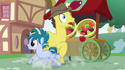 Size: 1280x720 | Tagged: safe, screencap, character:skeedaddle, species:pony, episode:the last crusade, g4, my little pony: friendship is magic, country roads
