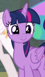 Size: 401x690 | Tagged: safe, screencap, character:princess celestia, character:twilight sparkle, character:twilight sparkle (alicorn), species:alicorn, species:pony, episode:horse play, g4, my little pony: friendship is magic, cropped, cute, female, mare, solo focus, twiabetes