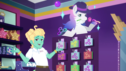 Size: 1920x1080 | Tagged: safe, screencap, character:zephyr breeze, equestria girls:holidays unwrapped, g4, my little pony:equestria girls, dashing through the mall, m'lady, male, spoiler