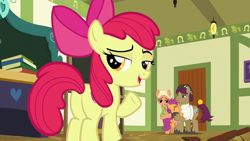 Size: 1920x1080 | Tagged: safe, screencap, character:apple bloom, character:mane allgood, character:scootaloo, character:snap shutter, species:pegasus, species:pony, episode:the last crusade, g4, my little pony: friendship is magic, butt, plot