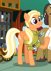 Size: 546x768 | Tagged: safe, screencap, character:mane allgood, character:snap shutter, species:pony, episode:the last crusade, g4, my little pony: friendship is magic, cropped, solo focus