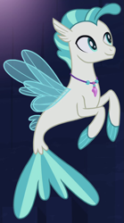 Size: 475x855 | Tagged: safe, screencap, character:terramar, species:seapony (g4), episode:surf and/or turf, g4, my little pony: friendship is magic, cropped, solo