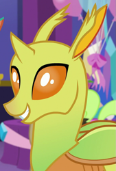 Size: 585x865 | Tagged: safe, screencap, species:changeling, species:reformed changeling, episode:celestial advice, g4, my little pony: friendship is magic, cropped, solo