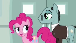 Size: 1920x1080 | Tagged: safe, screencap, character:pinkie pie, character:sans smirk, species:pony, episode:the last laugh, g4, my little pony: friendship is magic