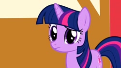 Size: 1280x720 | Tagged: safe, screencap, character:twilight sparkle, character:twilight sparkle (unicorn), species:pony, species:unicorn, episode:applebuck season, g4, my little pony: friendship is magic, ponyville, solo, town hall
