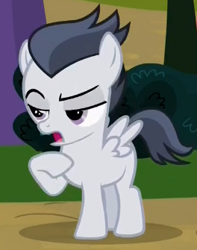 Size: 264x335 | Tagged: safe, screencap, character:rumble, species:pegasus, species:pony, episode:marks and recreation, g4, my little pony: friendship is magic, colt, cropped, male, solo