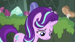 Size: 1920x1080 | Tagged: safe, screencap, character:starlight glimmer, species:pony, episode:student counsel, sad, solo