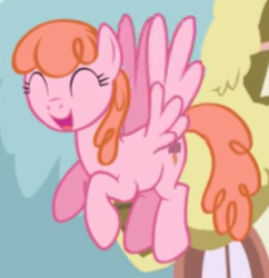 Size: 492x508 | Tagged: safe, screencap, character:jetstream, species:pegasus, species:pony, episode:boast busters, g4, my little pony: friendship is magic, background pony, cropped, eyes closed, female, flying, happy, mare, smiling, solo