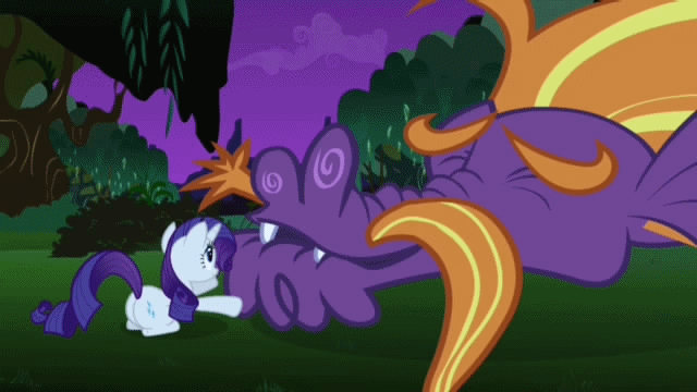 Size: 640x360 | Tagged: safe, screencap, character:rarity, character:steven magnet, species:pony, species:unicorn, episode:friendship is magic, g4, my little pony: friendship is magic, animated, duo, eyes closed, female, lip bite, mare, petting, plot, prone, smiling, stroking