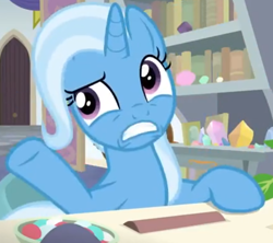 Size: 814x724 | Tagged: safe, screencap, character:trixie, episode:a horse shoe-in, g4, my little pony: friendship is magic, cropped, solo, starlight's office