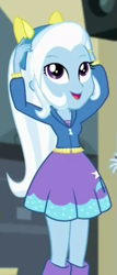 Size: 251x589 | Tagged: safe, screencap, character:trixie, equestria girls:friendship games, g4, my little pony:equestria girls, clothing, cropped, cute, diatrixes, female, hoodie, legs, miniskirt, skirt, solo, wondercolt ears