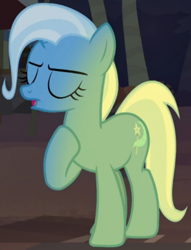 Size: 476x622 | Tagged: safe, screencap, character:trixie, species:pony, species:unicorn, episode:on the road to friendship, cropped, female, mare
