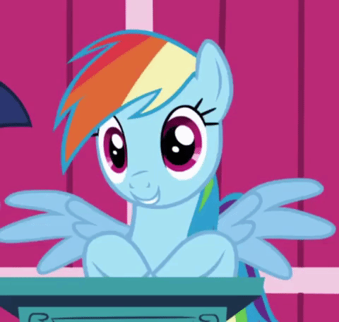 Size: 480x456 | Tagged: safe, screencap, character:rainbow dash, species:pegasus, species:pony, episode:applebuck season, g4, my little pony: friendship is magic, animated, cropped, cute, dashabetes, female, gif, mare, solo