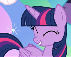 Size: 814x650 | Tagged: safe, screencap, character:twilight sparkle, character:twilight sparkle (alicorn), species:alicorn, species:pony, episode:celestial advice, g4, my little pony: friendship is magic, cropped, cute, eyes closed, offscreen character, solo, twiabetes