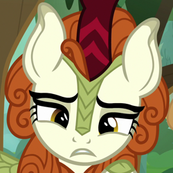 Size: 900x900 | Tagged: safe, screencap, character:autumn blaze, species:kirin, episode:sounds of silence, g4, my little pony: friendship is magic, cropped, female, solo
