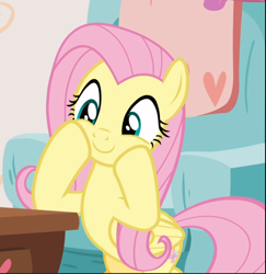 Size: 914x940 | Tagged: safe, screencap, character:fluttershy, species:pegasus, species:pony, episode:discordant harmony, g4, my little pony: friendship is magic, bipedal, cropped, cute, excited, female, hooves on cheeks, mare, shyabetes, smiling, solo