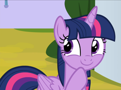 Size: 1260x938 | Tagged: safe, screencap, character:twilight sparkle, character:twilight sparkle (alicorn), species:alicorn, species:pony, episode:sparkle's seven, g4, my little pony: friendship is magic, cropped, cute, smiling, solo, twiabetes