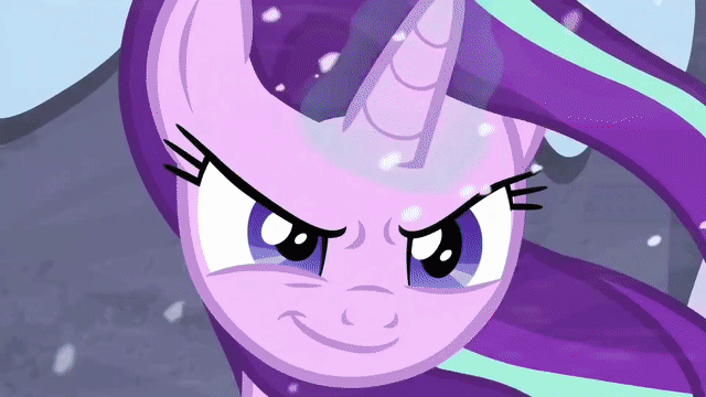 Size: 640x360 | Tagged: safe, screencap, character:queen chrysalis, character:starlight glimmer, species:changeling, species:pony, species:unicorn, episode:the ending of the end, g4, my little pony: friendship is magic, animated, avalanche, blast, changeling queen, female, fight, magic, magic beam, magic blast, mountain, snow, teleportation, ultimate chrysalis