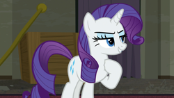 Size: 1920x1080 | Tagged: safe, screencap, character:rarity, species:pony, species:unicorn, episode:the saddle row review, g4, my little pony: friendship is magic, solo
