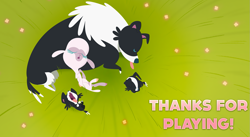 Size: 1267x696 | Tagged: safe, community related, screencap, character:pom lamb, species:dog, species:sheep, them's fightin' herds, big mama, cute, lamb, on back, puppy, sleeping, tongue out