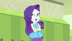 Size: 1920x1080 | Tagged: safe, screencap, character:rarity, episode:sock it to me, g4, my little pony:equestria girls, cute, raribetes, solo