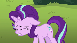 Size: 1920x1080 | Tagged: safe, screencap, character:starlight glimmer, species:pony, species:unicorn, episode:a horse shoe-in, g4, my little pony: friendship is magic, solo
