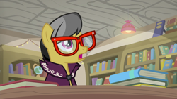 Size: 1920x1080 | Tagged: safe, screencap, character:a.k. yearling, episode:daring doubt, g4, my little pony: friendship is magic, glasses, solo
