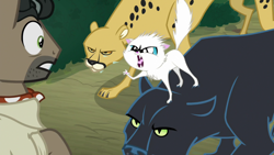 Size: 1920x1080 | Tagged: safe, screencap, character:doctor caballeron, episode:daring doubt, g4, my little pony: friendship is magic, big cat, cat, cheetah, jaguar (animal)