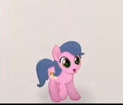 Size: 286x244 | Tagged: safe, screencap, species:earth pony, species:pony, g4, my little pony: the movie (2017), background pony, cropped, female, mare, offscreen character, running, scared, unnamed character, unnamed pony