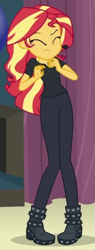 Size: 229x601 | Tagged: safe, screencap, character:sunset shimmer, episode:all the world's off stage, g4, my little pony:equestria girls, cropped, director shimmer, female, solo