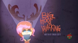 Size: 1665x929 | Tagged: safe, screencap, character:fluttershy, episode:bighoof walking, g4.5, my little pony:pony life, spoiler:pony life s01e09, title card