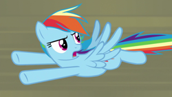 Size: 1920x1080 | Tagged: safe, screencap, character:rainbow dash, species:pegasus, species:pony, episode:daring doubt, g4, my little pony: friendship is magic, solo