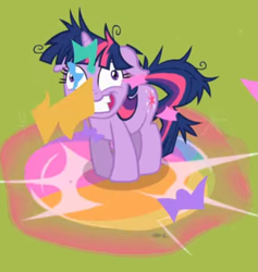 Size: 795x838 | Tagged: safe, screencap, character:twilight sparkle, species:pony, species:unicorn, episode:lesson zero, g4, my little pony: friendship is magic, cropped, female, floppy ears, mare, messy mane, solo, twilight snapple