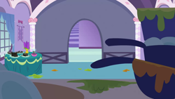 Size: 1280x720 | Tagged: safe, screencap, episode:sisterhooves social, g4, my little pony: friendship is magic, background, carousel boutique, liminal space, no pony, scenic ponyville