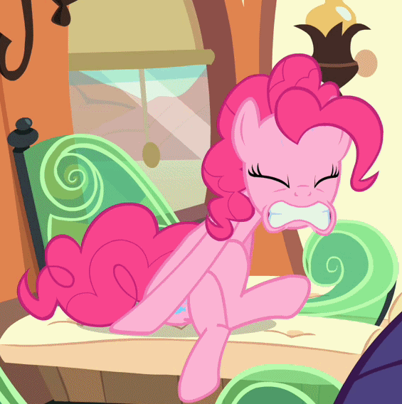 Size: 565x568 | Tagged: safe, screencap, character:pinkie pie, episode:the last roundup, g4, my little pony: friendship is magic, animated, crossed legs, desperation, need to pee, omorashi, potty dance, potty emergency, potty time, sweat, trotting in place