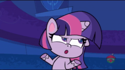 Size: 1280x720 | Tagged: safe, screencap, character:twilight sparkle, character:twilight sparkle (alicorn), species:alicorn, species:pony, episode:campfire stories, g4.5, my little pony:pony life, spoiler:pony life s01e16, animated, sound, treehouse logo, webm, well excuse me princess